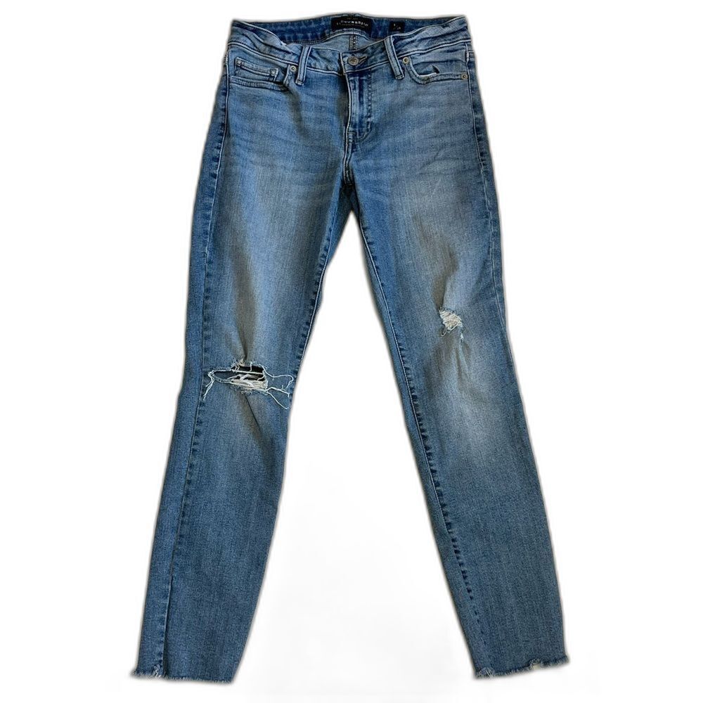 Lucky Brand Lolita Super Skinny Light Blue Slightly Distressed Jeans Size 6